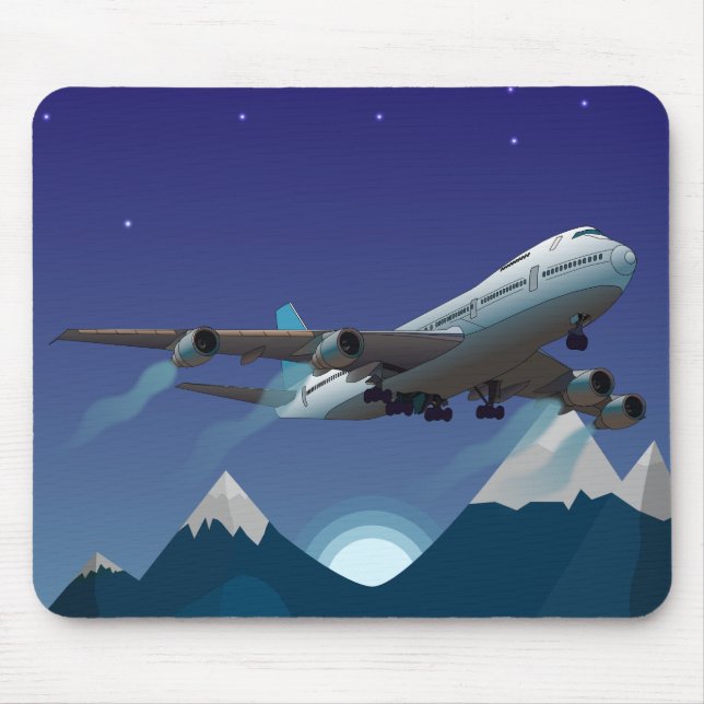 Flygplan. Jumbojet. Musmatta (Framsidan)