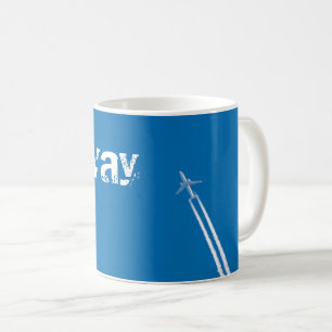 Flygplan Kaffemugg