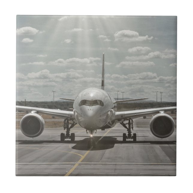 Flygplan Kakelplatta (Framsidan)