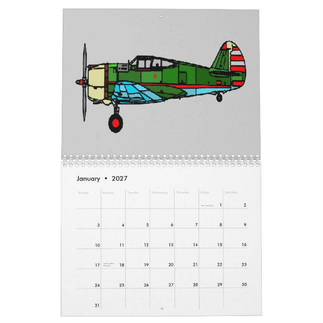 flygplan kalender (Jan 2027)