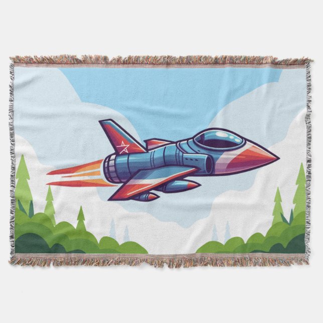 Flygplan/kombattant jet filt (Framsidan)