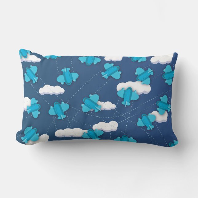 flygplan lumbarkudde (Framsida)