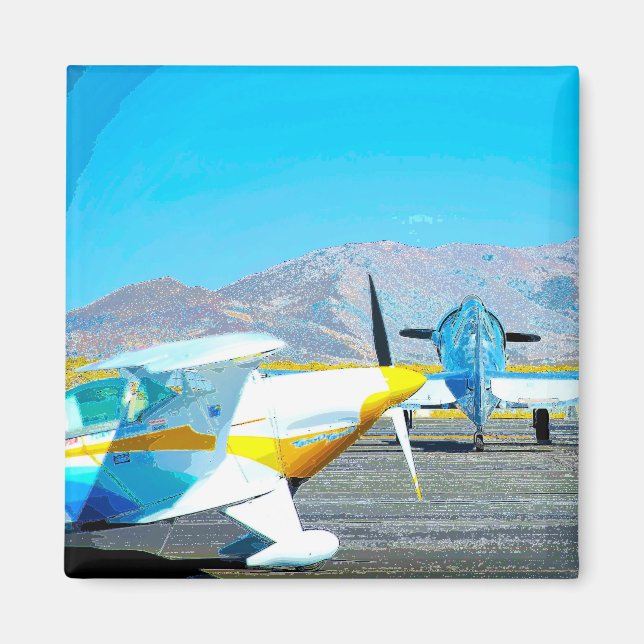 Flygplan Magnet (Framsidan)