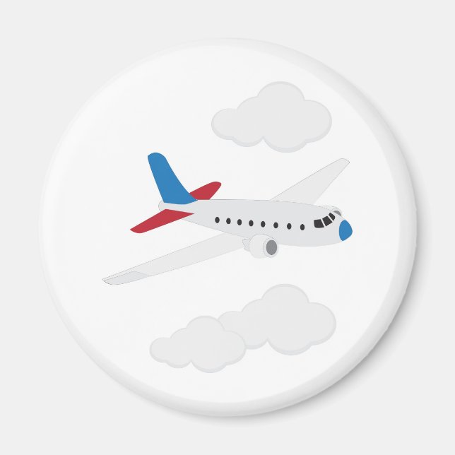 Flygplan Magnet (Framsidan)