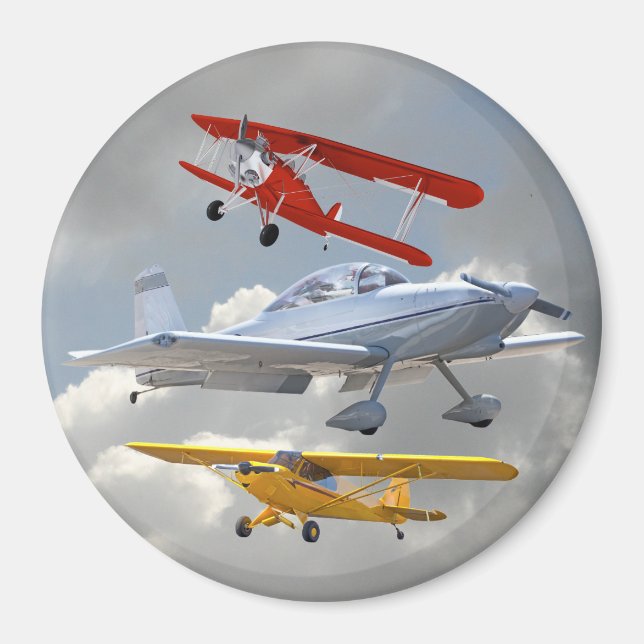 FLYGPLAN MAGNET (Framsidan)
