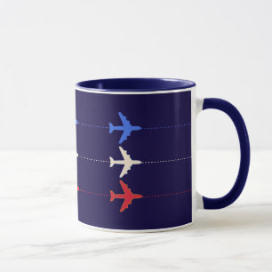 Flygplan Mugg