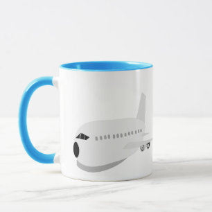 Flygplan Mugg