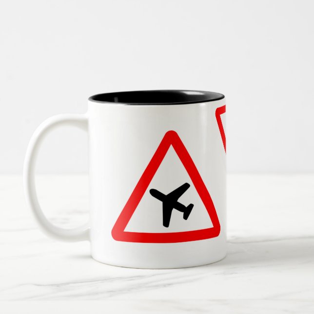 Flygplan Mugg (Vänster)