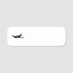 Flygplan Namnbricka