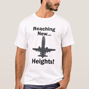 Flygplan når nya höjder Inspirerande Citat T Shirt