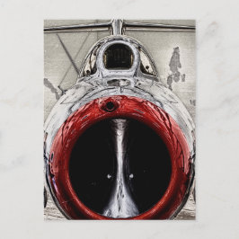 Flygplan näsa vykort