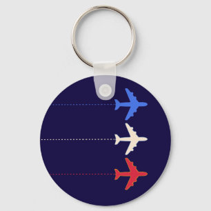 Flygplan Nyckelring