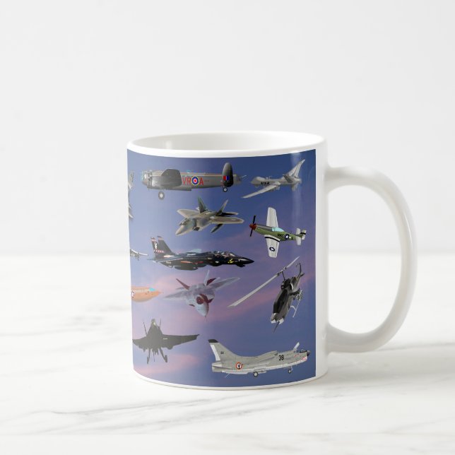 FLYGPLAN PÅ EN CAROLINA BLÅ HIMMEL KAFFEMUGG (Höger)