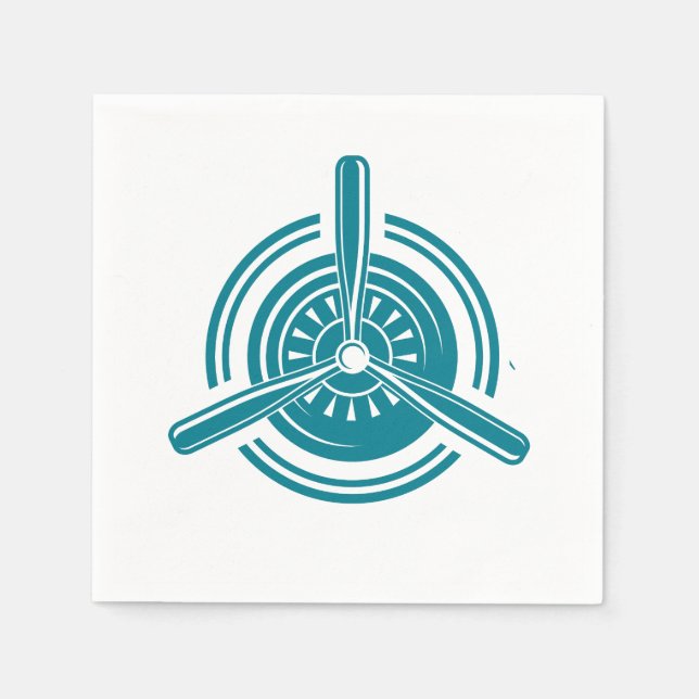 Flygplan Pappersservett (Framsidan)