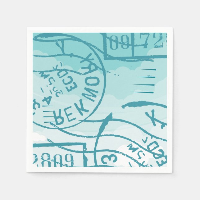 Flygplan Pappersservett (Framsidan)