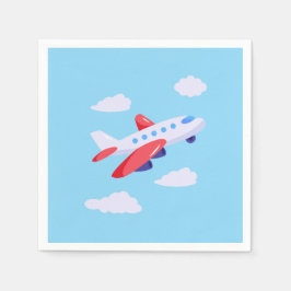 Flygplan Party Samling! Pappersservett