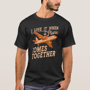 Flygplan Pilot Aviation Thenzed Pun for a Corporat T Shirt