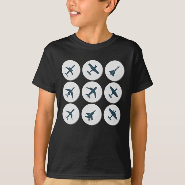 Flygplan Pilot Birthday Gift Idea Mamma Pappa T Shirt (Framsida)