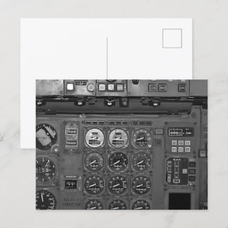 Flygplan Pilot Flygplansdäck Vykort