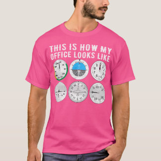 Flygplan Pilot Lusnyj Gift Det här är så mitt kont T Shirt