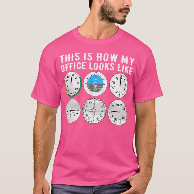 Flygplan Pilot Lusnyj Gift Det här är så mitt kont T Shirt (Framsida)