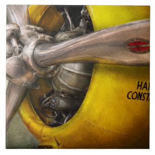 Flygplan - Pilot - Propeller - Twin Wasp Kakelplatta