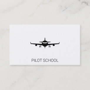 Flygplan Pilotskola Privata flygningar Visitkort