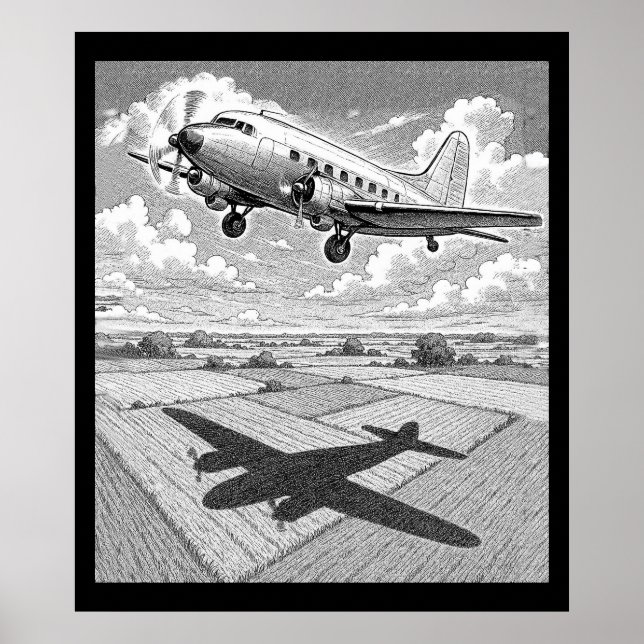 flygplan poster (Framsidan)