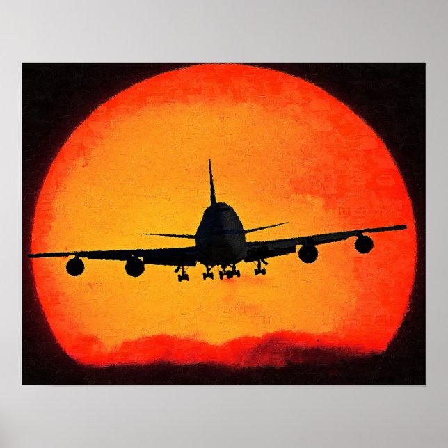 Flygplan Poster (Framsidan)