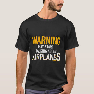 Flygplan RC Pilot Flygvarningsflygplan T Shirt