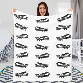 Flygplan,Resa,Pojke,luftfart,Babystövel Fleecefilt