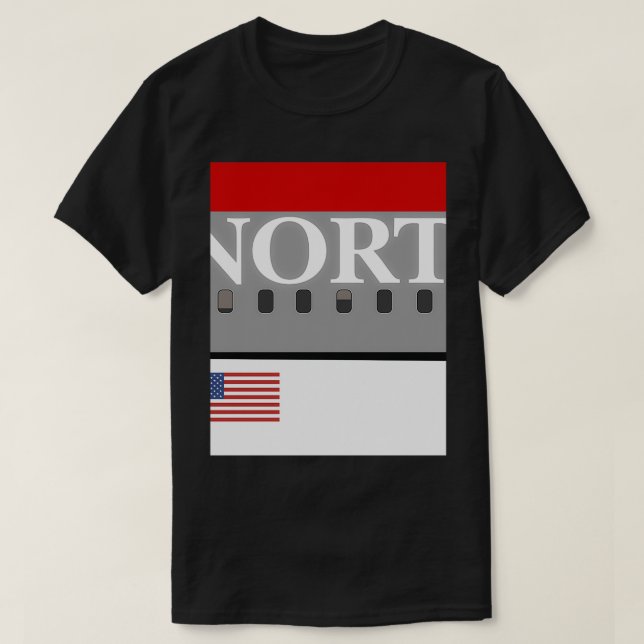 Flygplan s Northwest Airlines T Shirt (Design framsida)