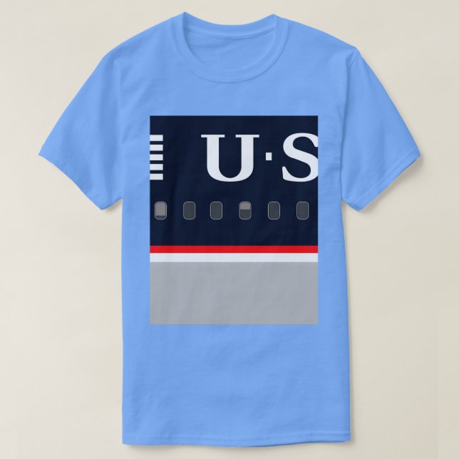 Flygplan s US Airways  T Shirt (Design framsida)