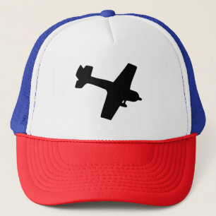 Flygplan Silhouette Truckerkeps