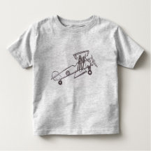 Flygplan Småbarn T-Shirt Boy Shirt