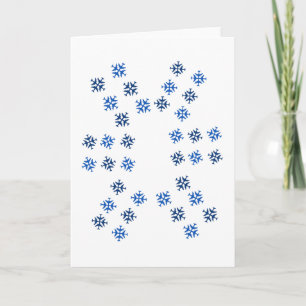 Flygplan Snowflake Helgkort