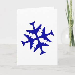 Flygplan Snowflake Kort