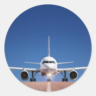 FLYGPLAN SOM ÄR LÄNT PÅ RUNVÄGEN RUNT KLISTERMÄRKE