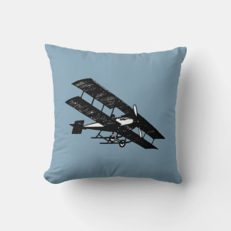 Flygplan som flyger Maskin Pillow Kudde