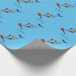 Flygplan som släpper Ukuleles Presentpapper