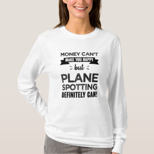 Flygplan-spotting gör att du får lycklig Gift T Shirt