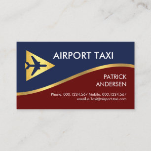 Flygplan Startbana Flygplats Taxibana Visitkort