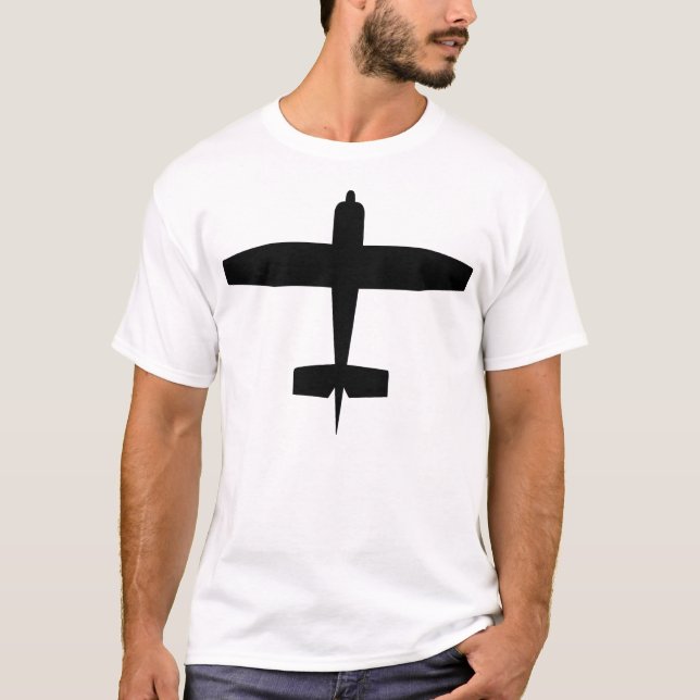 Flygplan T-shirt (Framsida)