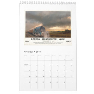 FLYGPLAN, TÅG & BILAR KALENDER