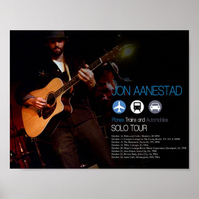 Flygplan, Tåg och bilar Poster (Framsidan)