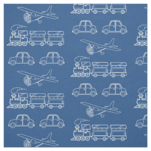 Flygplan, tåg och bilen planlägger redigerbar tyg