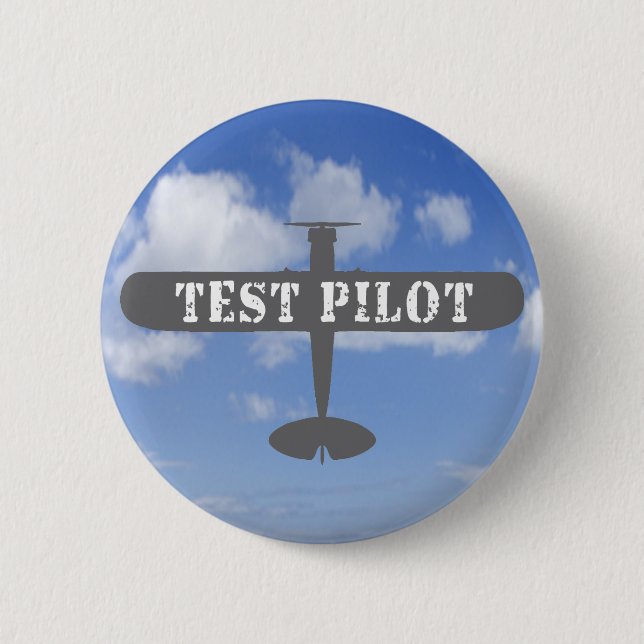 Flygplan & testar pilot- knapp (Framsida)