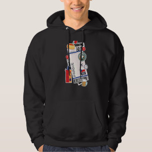 Flygplan Tjeckien, Luft, Biljett, påstigningspass Hoodie
