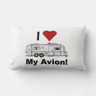 Flygplan Trailer Kudde, 53 cm, Reversibel Lumbarkudde