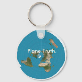Flygplan Truth. Azimuthal Equidistant Keychain But Nyckelring